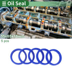 Set of 5 Oil Seal Rotary Shaft Seal 55x65x10mm High Pressure TPU