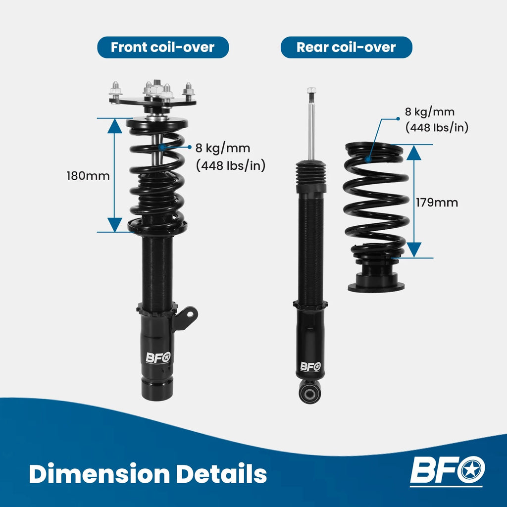 Racing Coilovers Lowering Kit for Honda Accord (2018–2022) CV