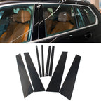 8x Door Window Column B C Pillars Posts Trims Bright Black for BMW X7 (2019–2021)