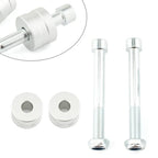 Handle Bar Risers for Ducati Hypermotard 1100 (2007-2009) Silver