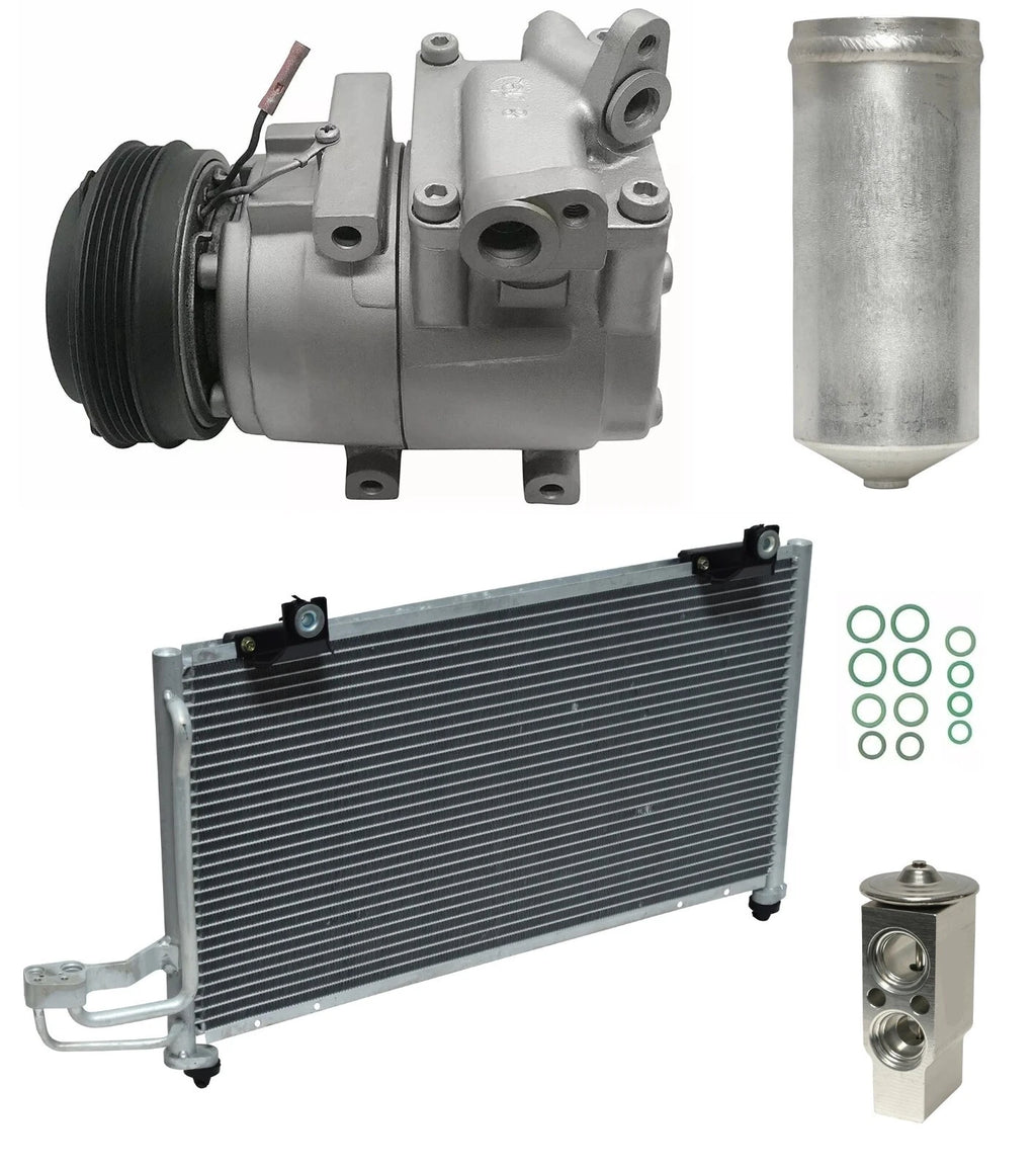 A C Compressor Kit With Condenser for Kia Spectra 1.8L (2002–2004)