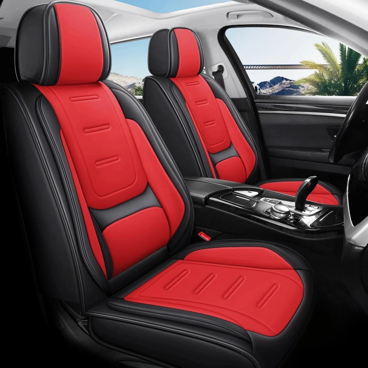Full Set Leather Waterproof Seat Covers for Nissan 5 Seats