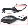 Gulf-Shape LED Turn Signal Rearview Mirror for Honda CBR1000RR (2017–2022)