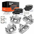 Set of Front & Rear Brake Pads and Calipers for Nissan Maxima (2004–2008)