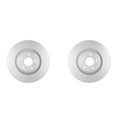 Set of 2 Hella Front 338mm Disc Brake Rotors for Audi A4 A5 A6 Q5 (2008–2020)
