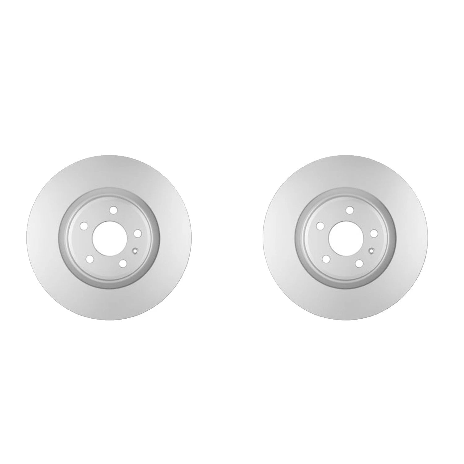 Set of 2 Hella Front 338mm Disc Brake Rotors for Audi A4 A5 A6 Q5 (2008–2020)