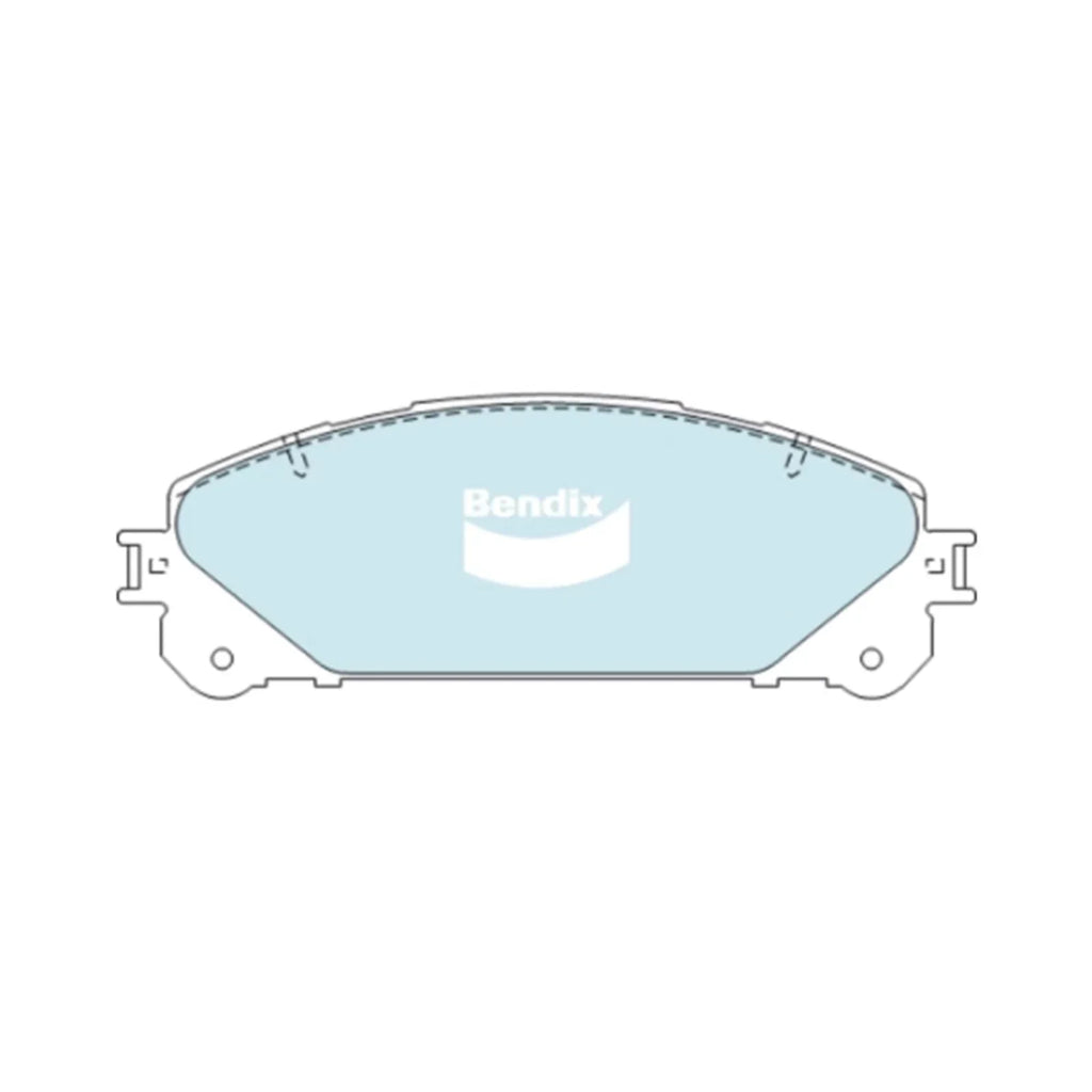 4WD Front Disc Brake Pad Set for Kluger GSU40/45/50/55 (2007-2020)