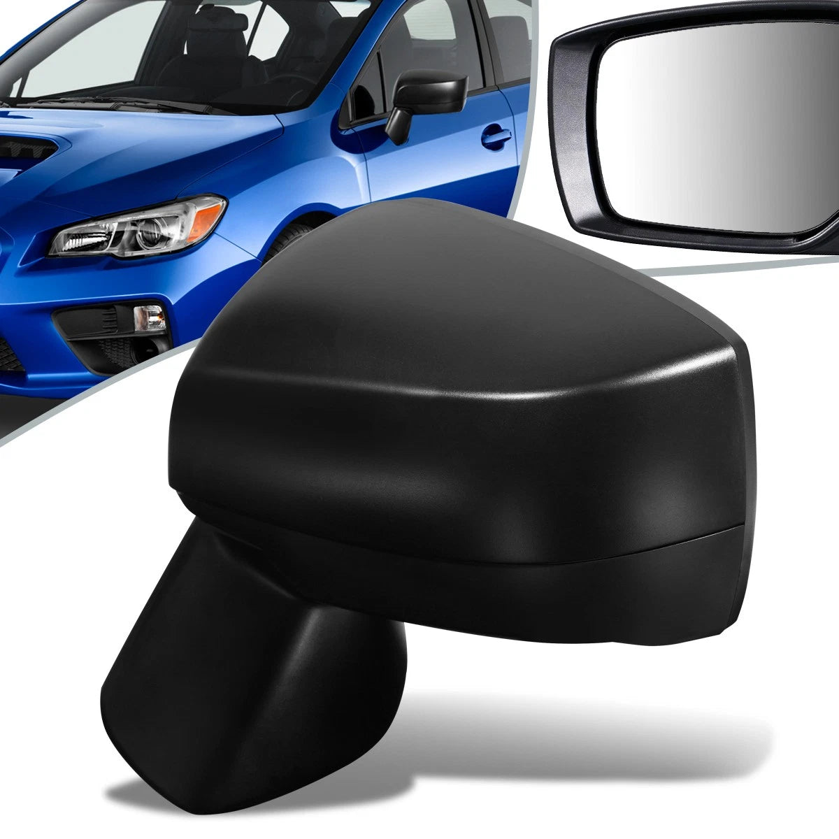 Powered Heated Driver Side Mirror Left for Subaru Impreza WRX (2015–2016) SU1320145