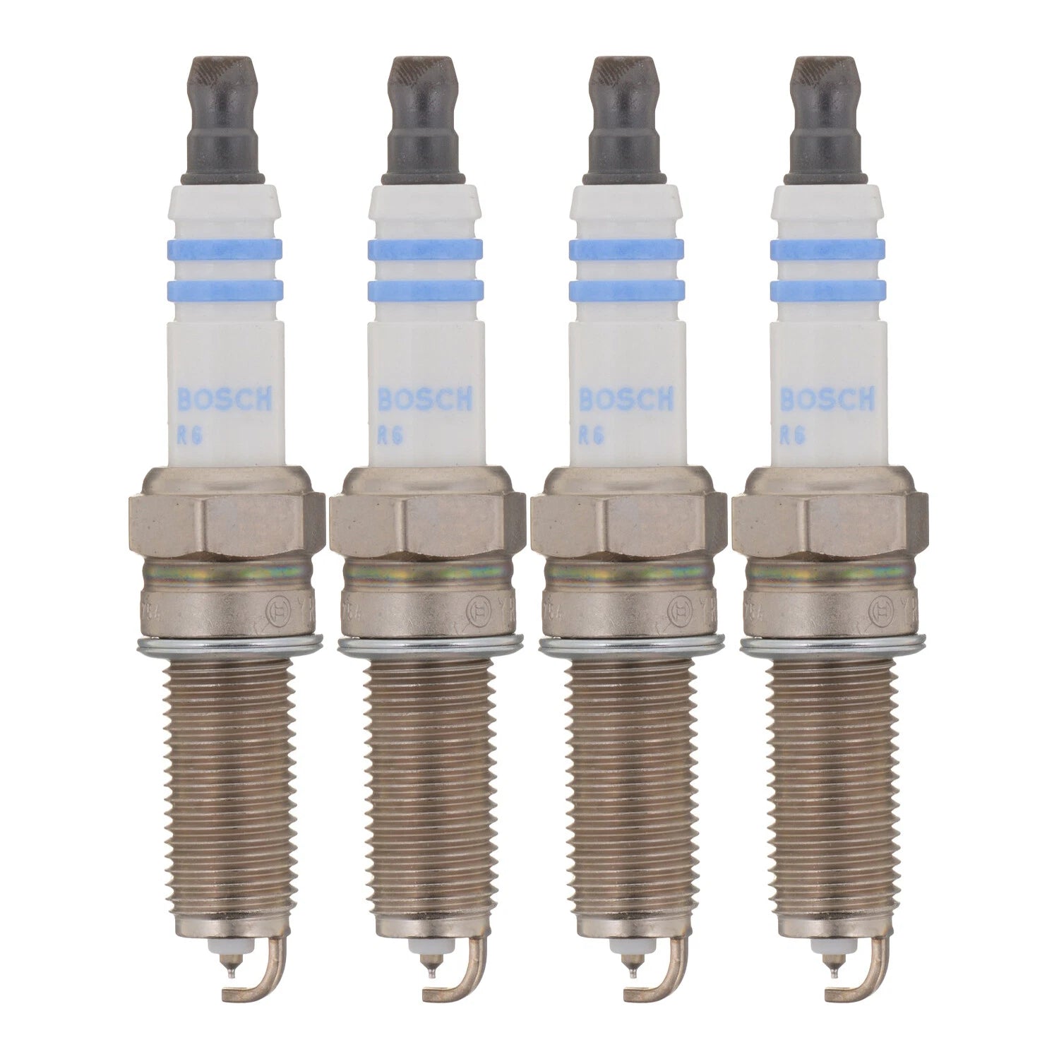 Set of 4 Bosch OE Fine Wire Iridium Spark Plugs for Elantra Sportage (2017–2020)