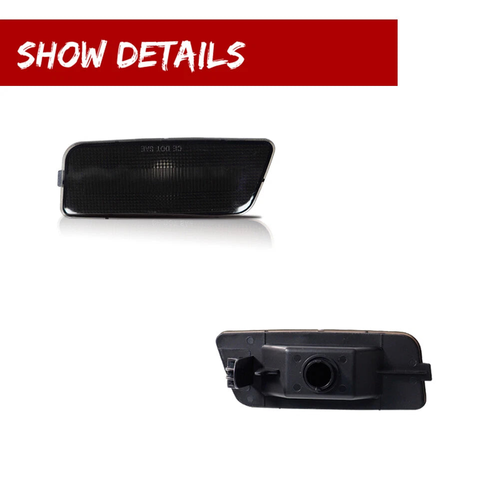 Smoked Lens Front Side Marker Lights for VW MK6 Golf GTI (2010–2014)