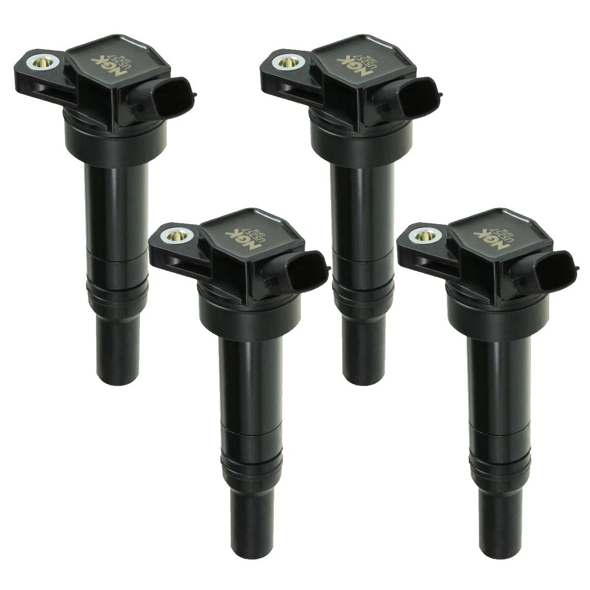 Set of 4 NGK Ignition Coils Pencil Type for Hyundai Kia L4