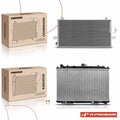 2X Radiator & AC Condenser Cooling Kit for Infiniti I30 Nissan Maxima (1996–2001)