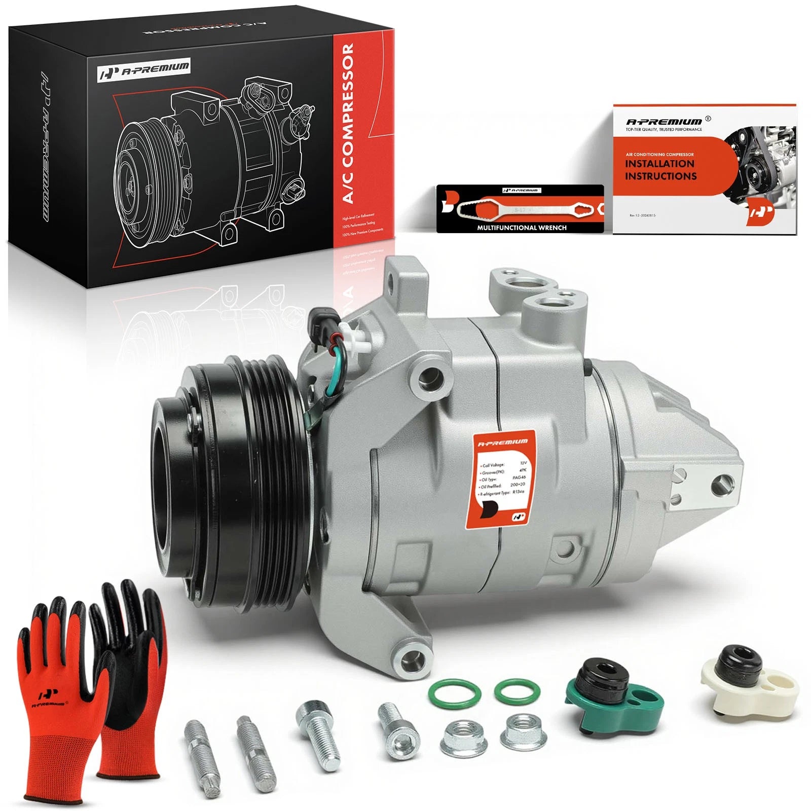 A/C Compressor with Clutch for Ford F-150, Expedition (2011–2014)