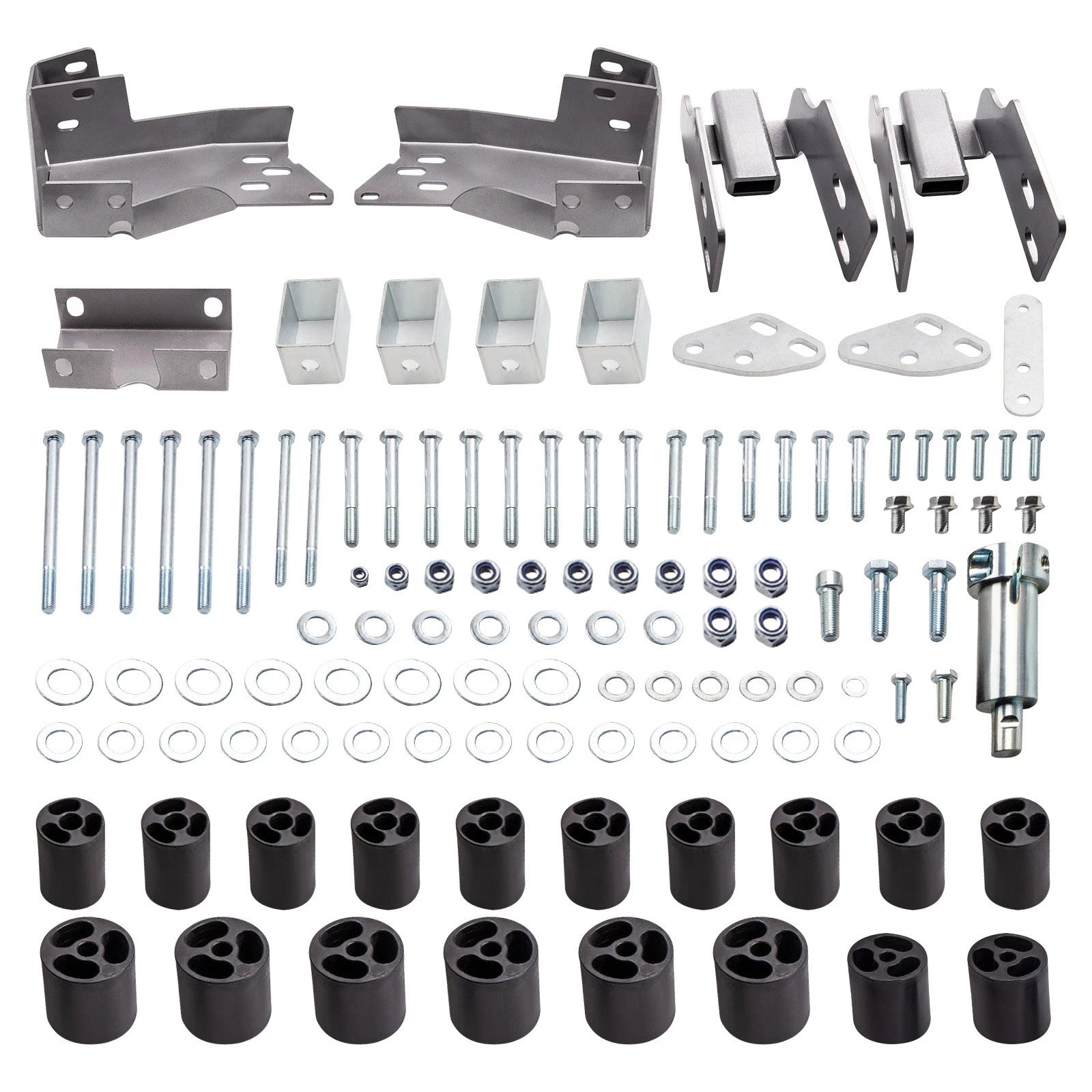 3" Body Lift Kit Brackets + Extension for Chevrolet Silverado 1500 (2007–2013)