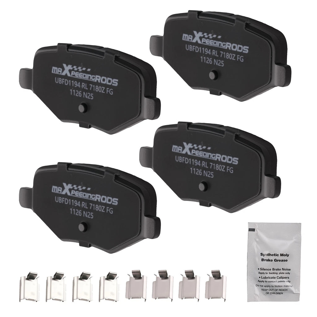 Set of Rear Ceramic Brake Pads for Ford Edge Explorer Flex Taurus Lincoln MKS MKT