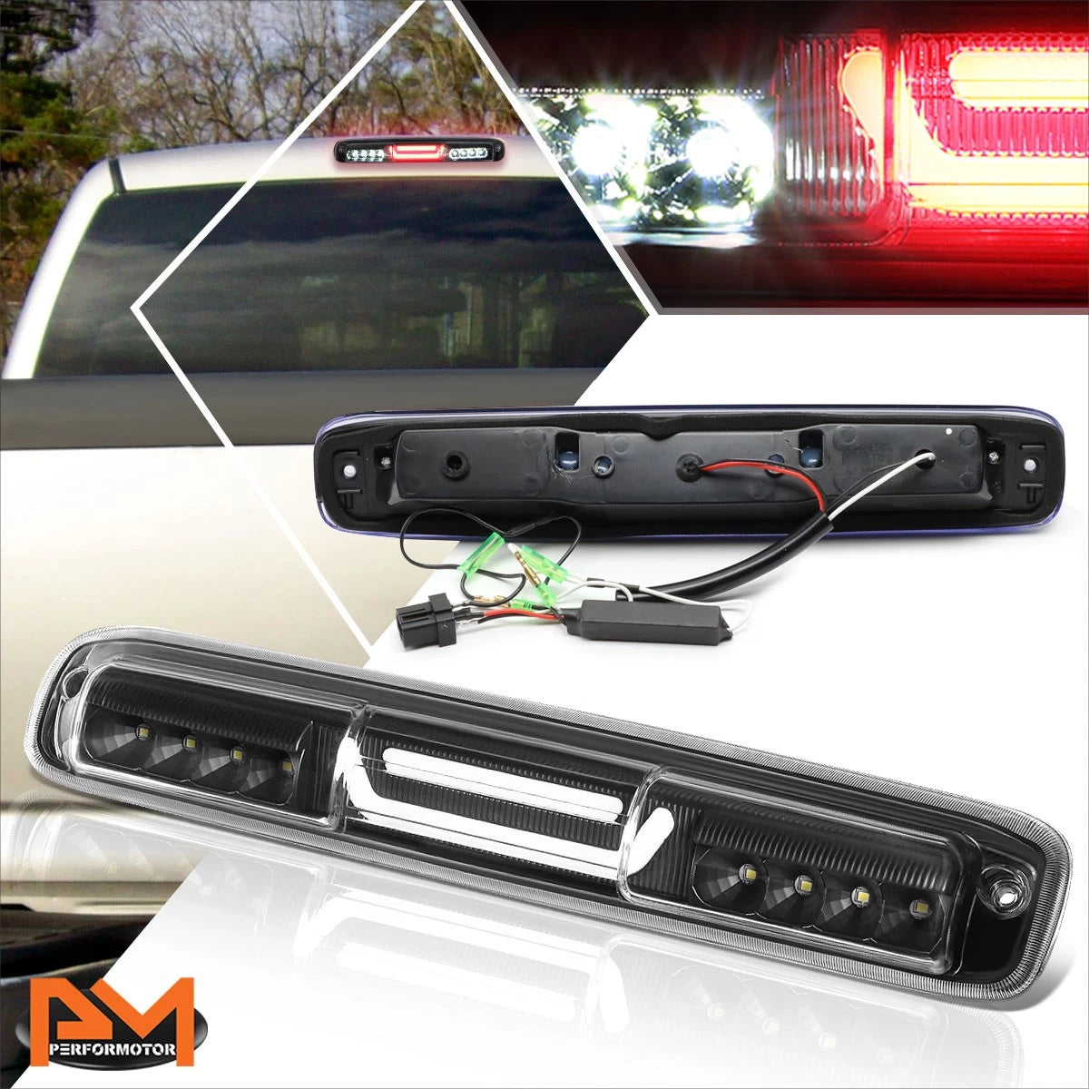3D LED Bar 3rd Tail Brake Light for Silverado/Sierra (1999–2007)