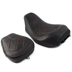 Suture Driver Passenger Seat for Harley Touring Road Glide (2009-2022) Red