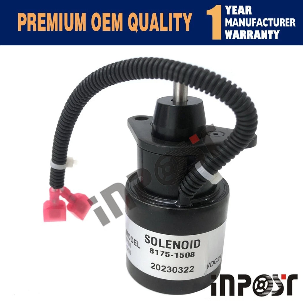 24V Diesel Engine Solenoid Actuator 8175-1507 for Yanmar