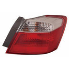 Replacement Driver Outer Non LED Tail Light Assembly for 2013-2015 Honda Accord