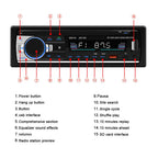 Bluetooth Music Car Radio 1 Din Stereo MP3 Player for Toyota Hilux (1998-2004)