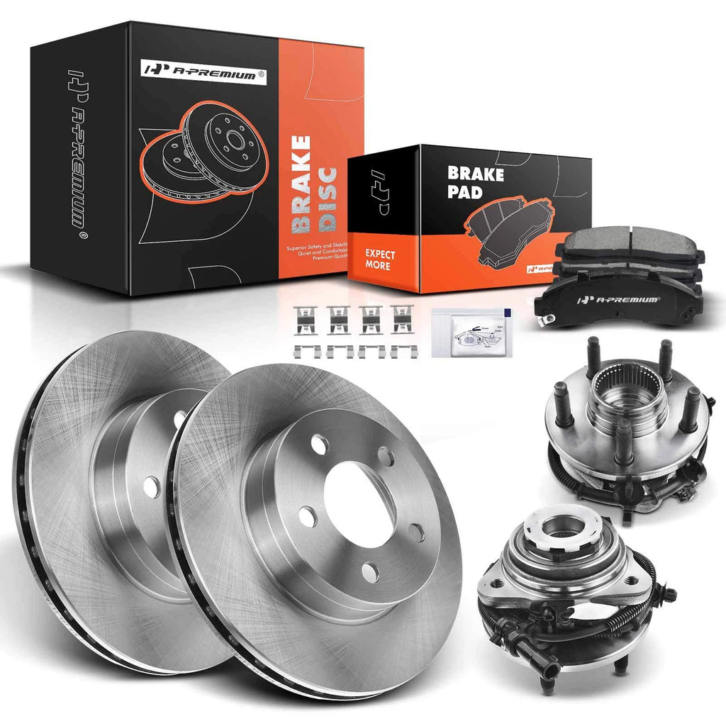 Front Disc Brake Rotor & Pad Set for Ford Ranger Mazda 4WD 