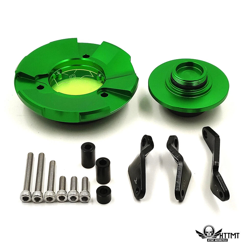 CNC Engine Cover Guard Case Kit for Kawasaki Ninja 400 (2018–2019)