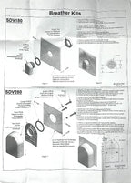 Hammond Manufacturing SDV280-1 Enclosure Ventilator for