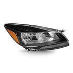 Set of 2 Halogen Headlights for Ford Escape (2013–2016) - Black Housing