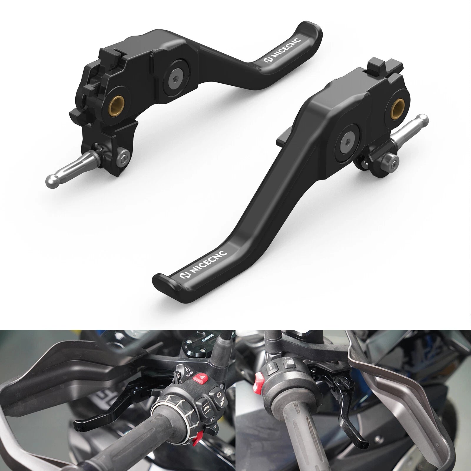 CNC Shorty Brake Clutch Lever for BMW R1250GS R1250R R1250RS R1250RT (2018–2024)