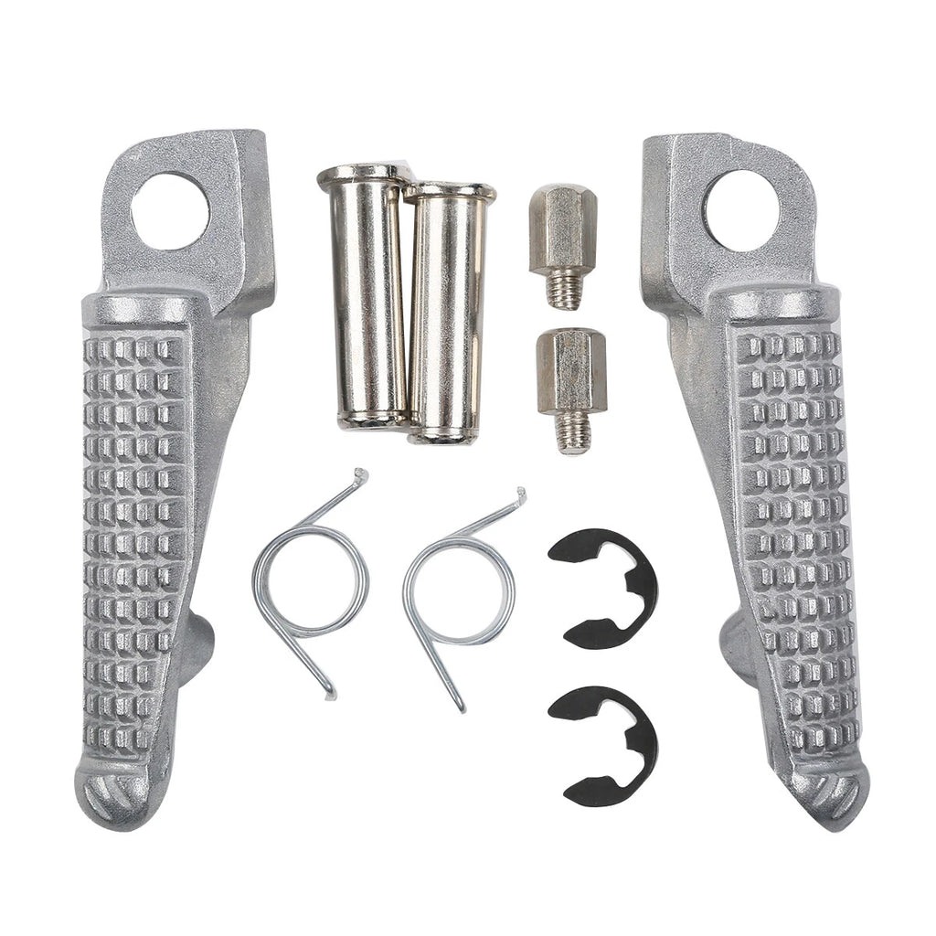 Front Rider Footrests Footpeg Pegs for Kawasaki Ninja ZX6R (2009–2018)