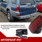 Red LED Rear Bumper Reflector Tail Lights for Toyota 4Runner (2003–2005)