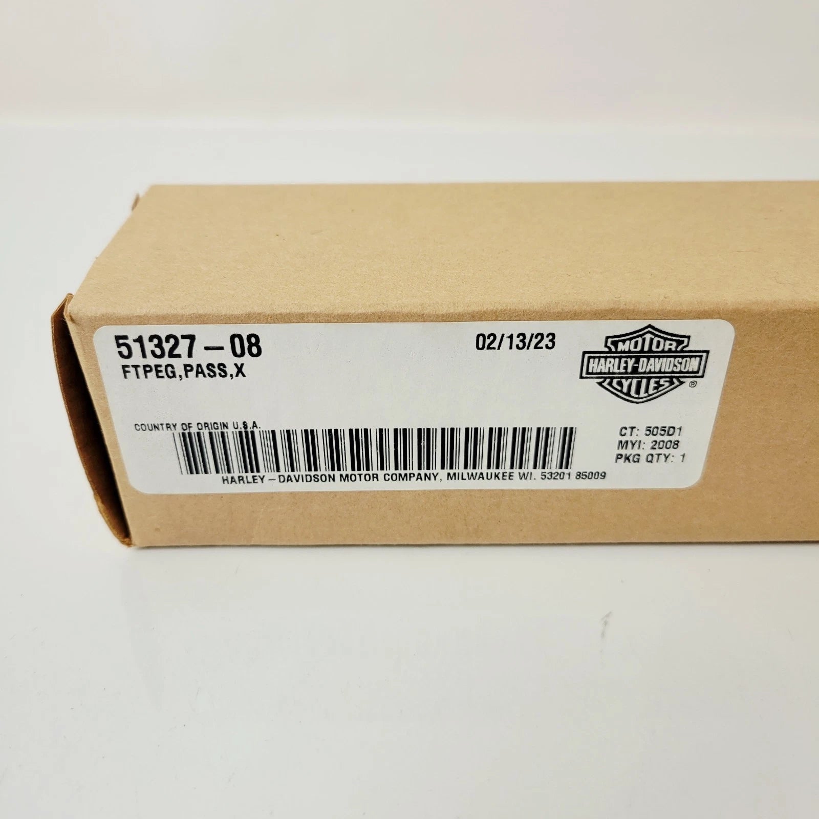 LH Footpeg for Harley-Davidson Sportster Softail (2008–2022) 51327-08