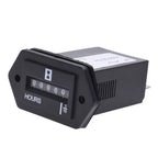 Gauge Hour Meter Black Mechanical Accessories for Engine Replacement