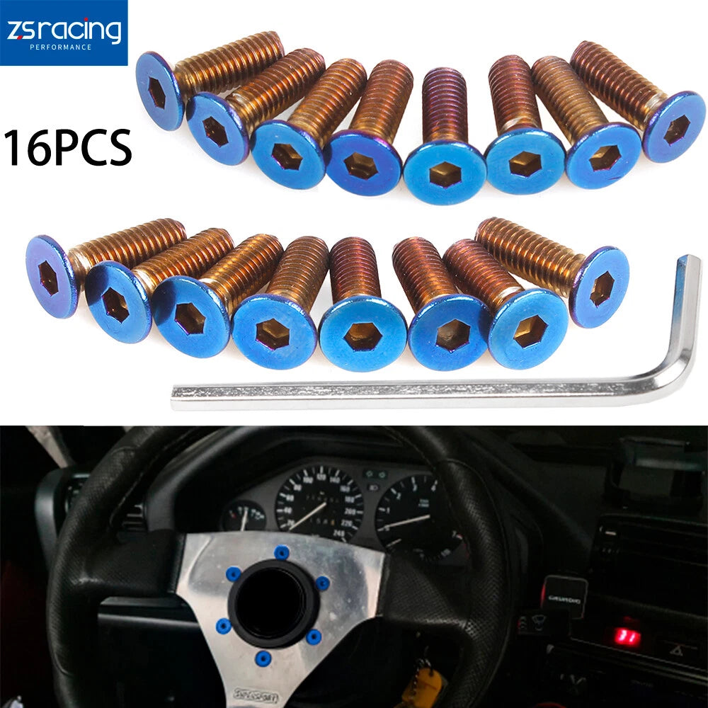 16pcs Steering Wheel Bolts for Nardi Personal