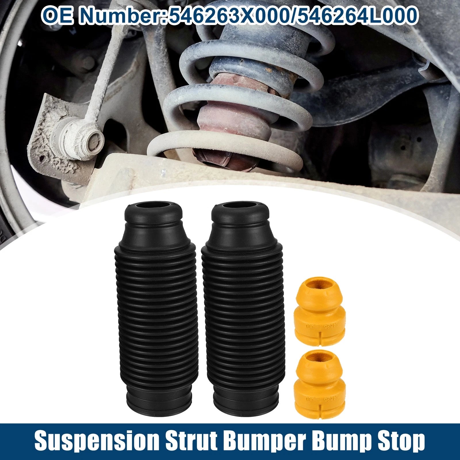 Set of 1 Strut Bumper Bump Stop w/ Dust Cover for Hyundai Accent (2017)