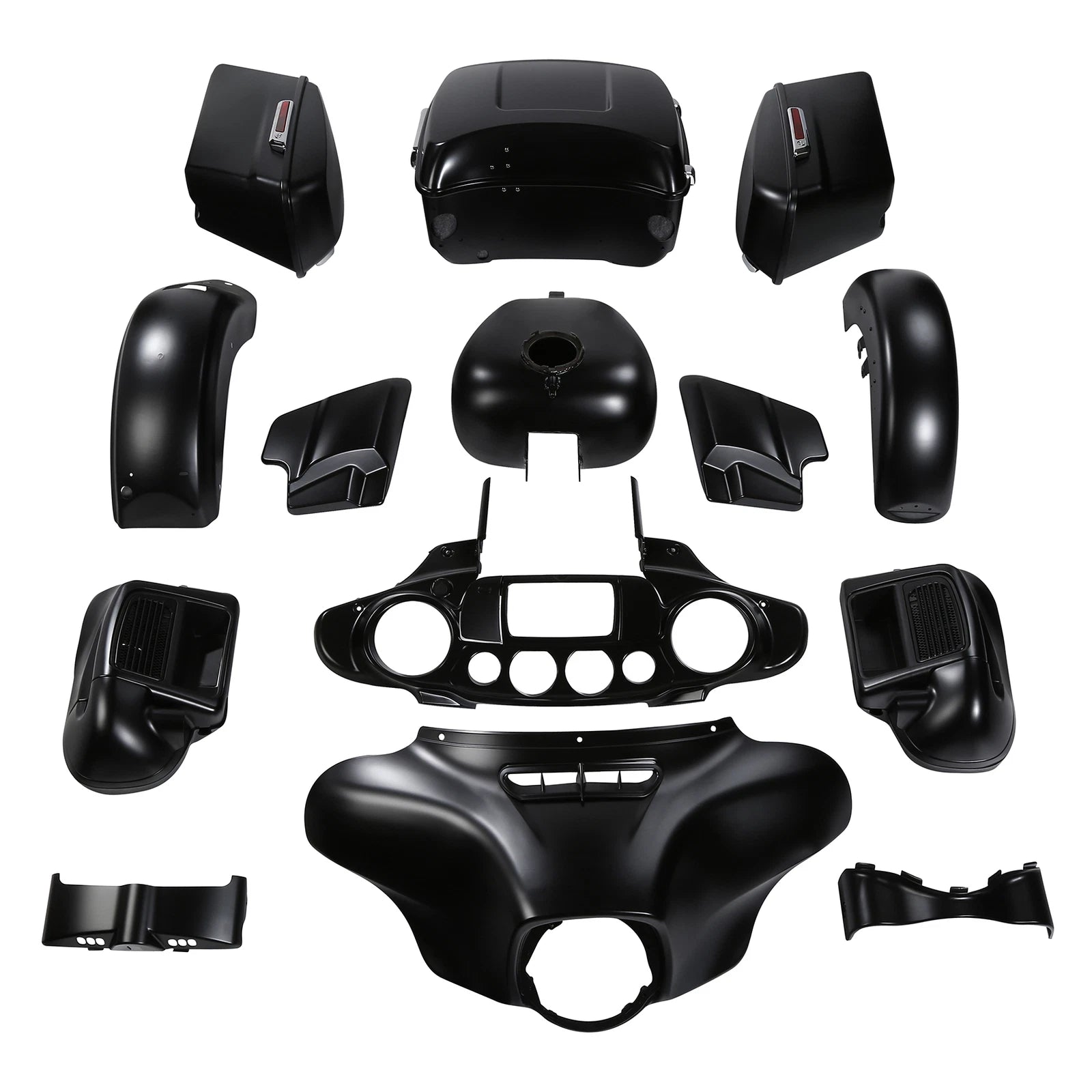 Fairings Body Kit for Harley Electra Glide Ultra Limited (2014–2024) Black Denim