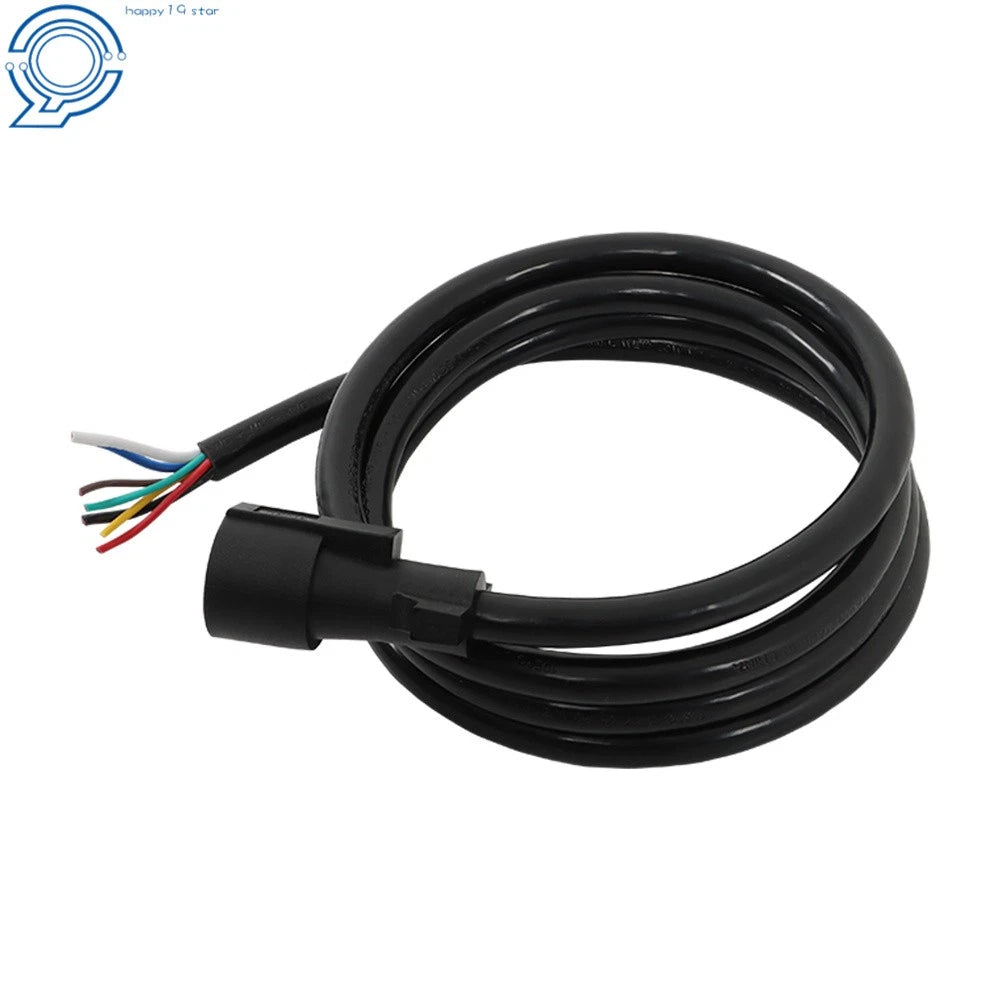 7 Way Plug Inline Trailer Cord for Heavy Duty Trailers (8 Feet)