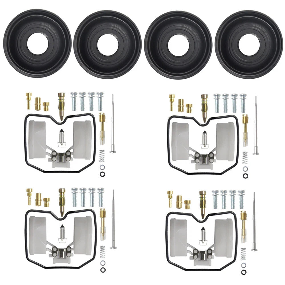 4X Carburetor Float Diaphragm Kit for Kawasaki Vulcan 500 EN500A (1991–1995)