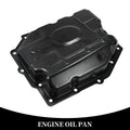 Engine Oil Pan No. 52852912AA/52852912AC for Dodge Challenger (2009–2010) Black