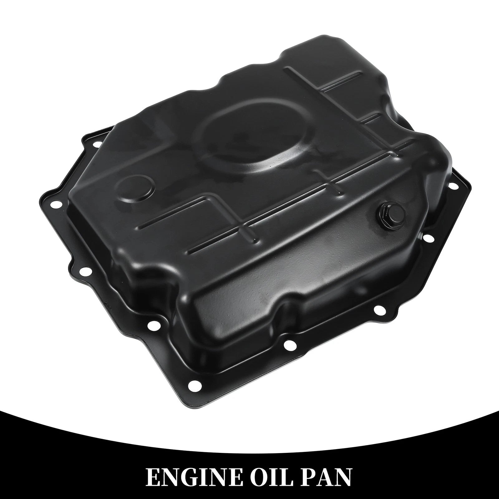 Engine Oil Pan No. 52852912AA/52852912AC for Dodge Challenger (2009–2010) Black