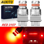 Set of 2 Red LED Brake Tail Stop Light Bulbs for Make Model
