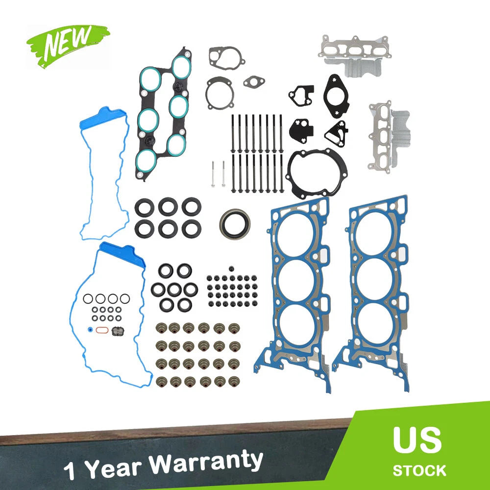 3.6L Full Head Gasket Bolts Kit for Chevrolet Traverse Buick Enclave GMC (2009–2016)