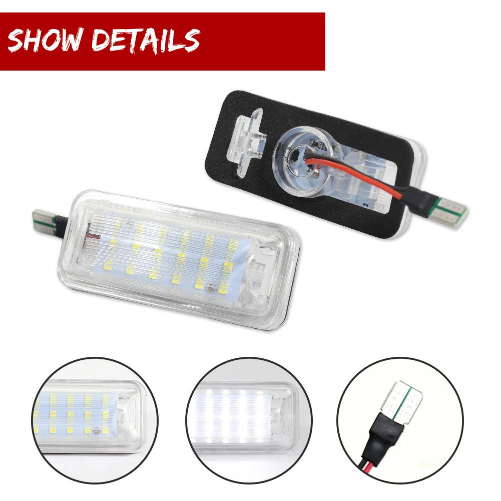 White LED License Plate Light for Scion FRS Subaru BRZ (2013–2020)