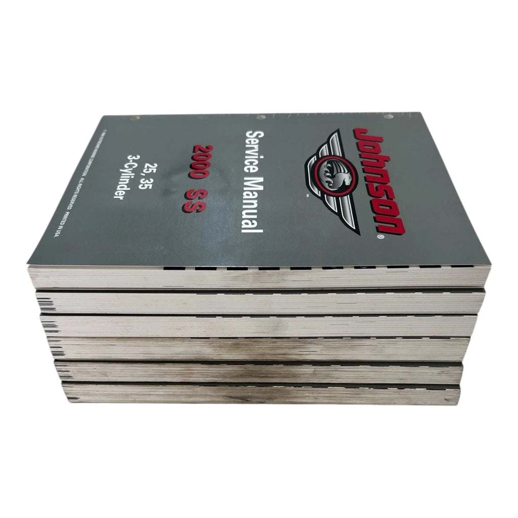 Set of 6 Service Manuals for Johnson 787058 Marine 2000 SS
