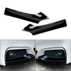 Front Bumper Side Air Vent Splitter Lip for BMW 2 Series F22 F23 M Sport (14-22)