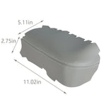 Set of 2 Real Leather Door Panel Armrests for Honda Pilot (2009–2015) Gray