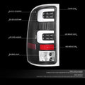 LED C-Tube Bar Tail Brake Light Lamp for GMC Sierra 1500 2500 HD (2007–2014)