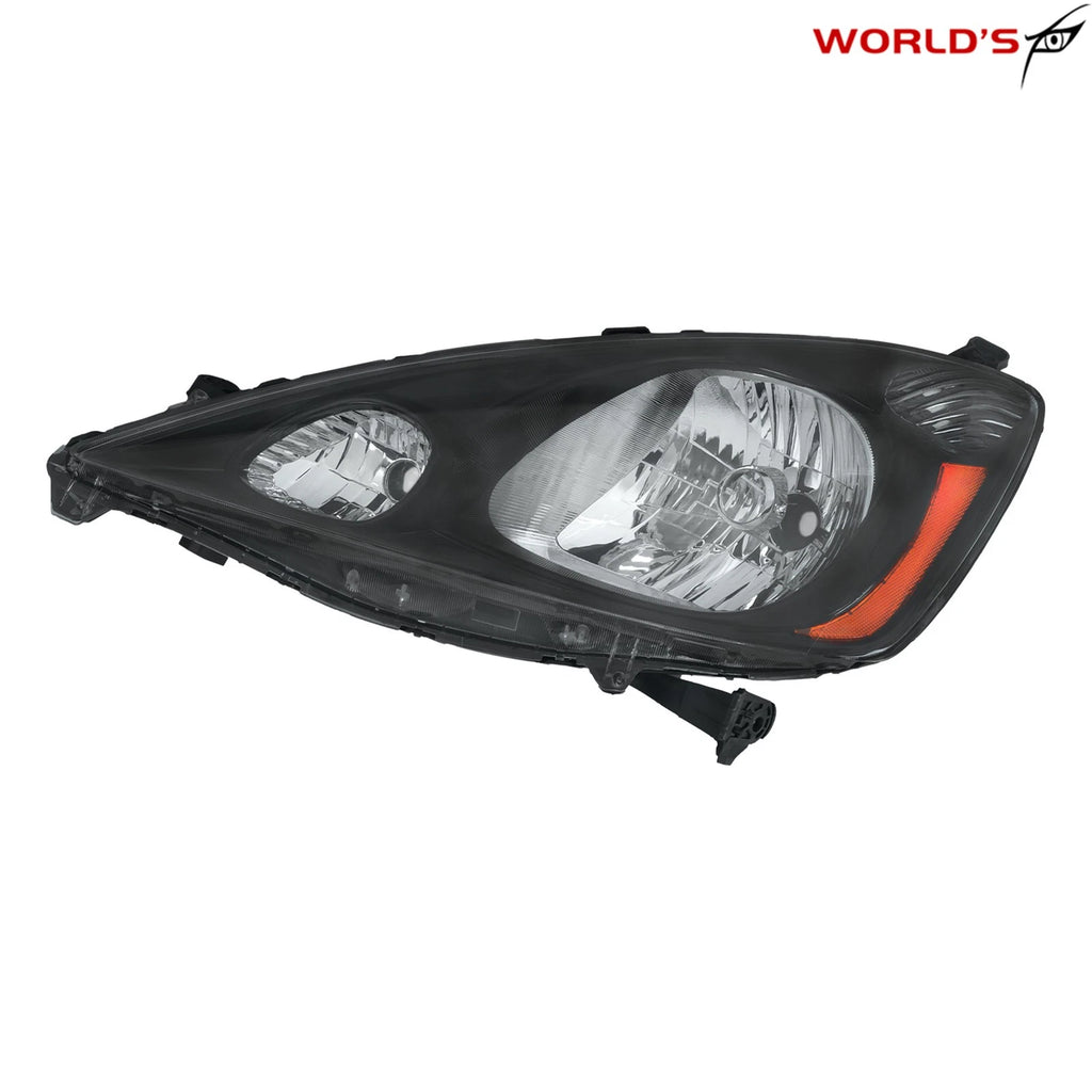 Halogen Headlight for Honda Fit Sport (2009–2011) Black Housing