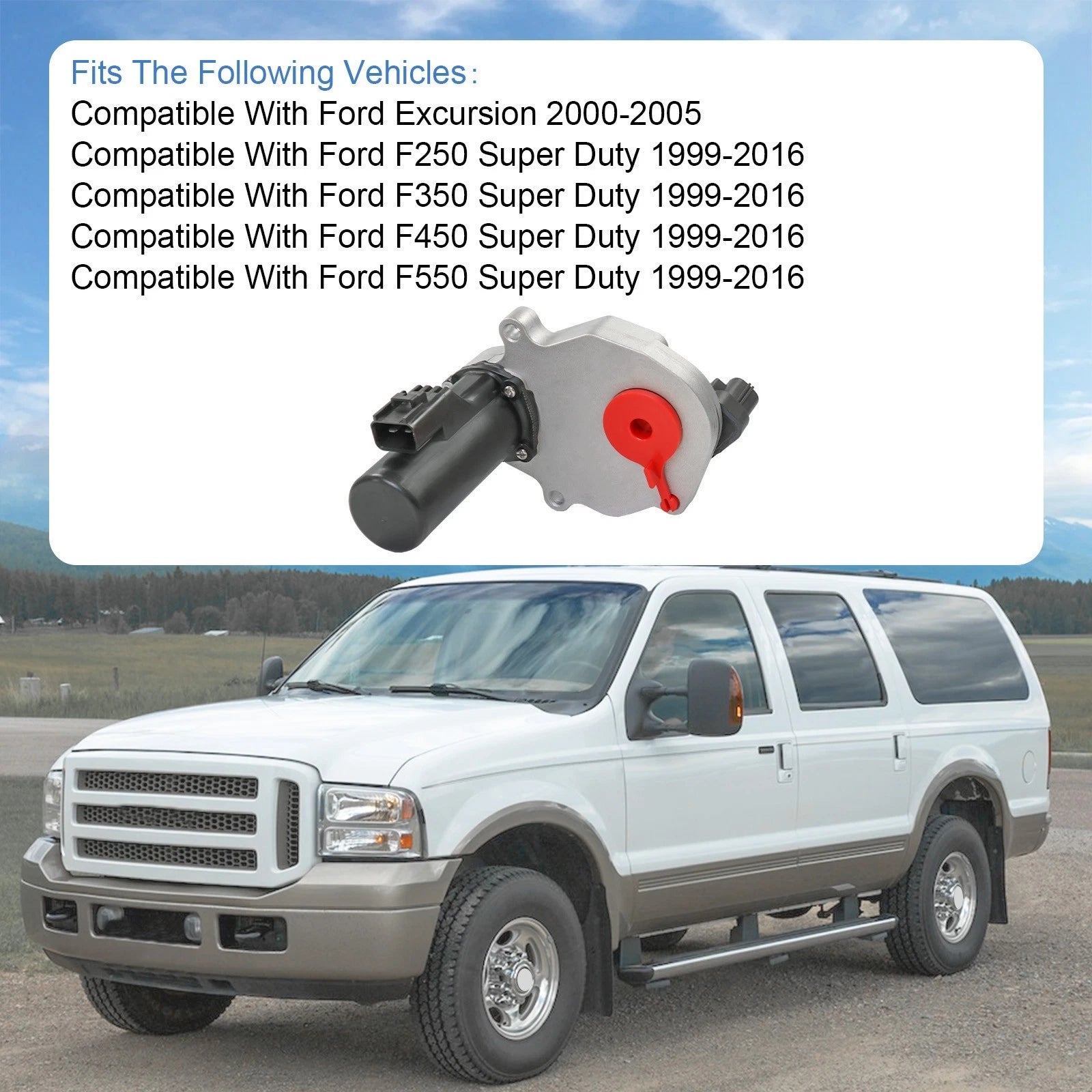 Transfer Case Shift Motor for Ford F-250 F-350 F-450 F-550 (1999–2010)