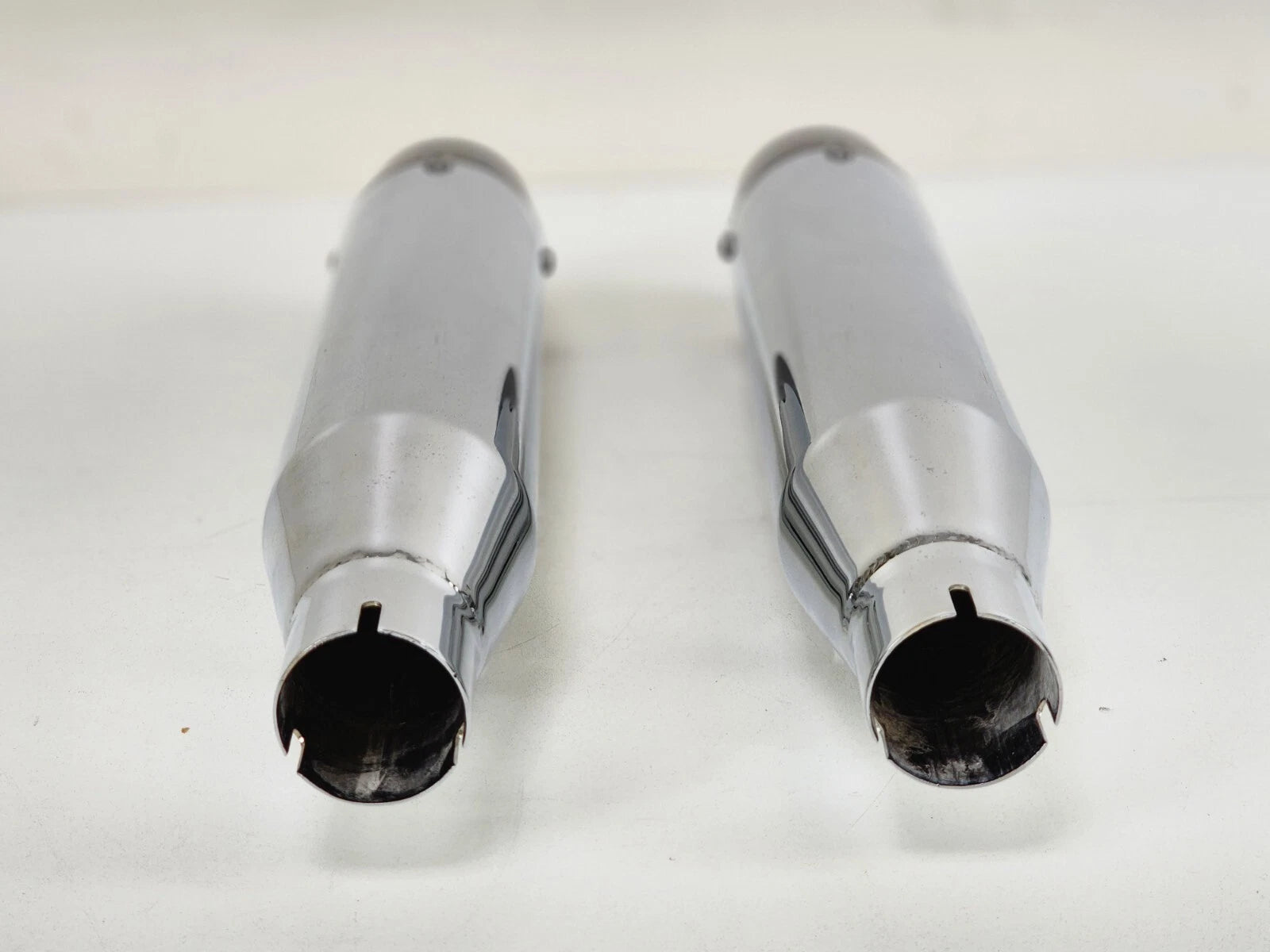 2X Dual Shorty Slip-Ons for Harley Dyna & Sportster (2008–2020) 005-4710499D